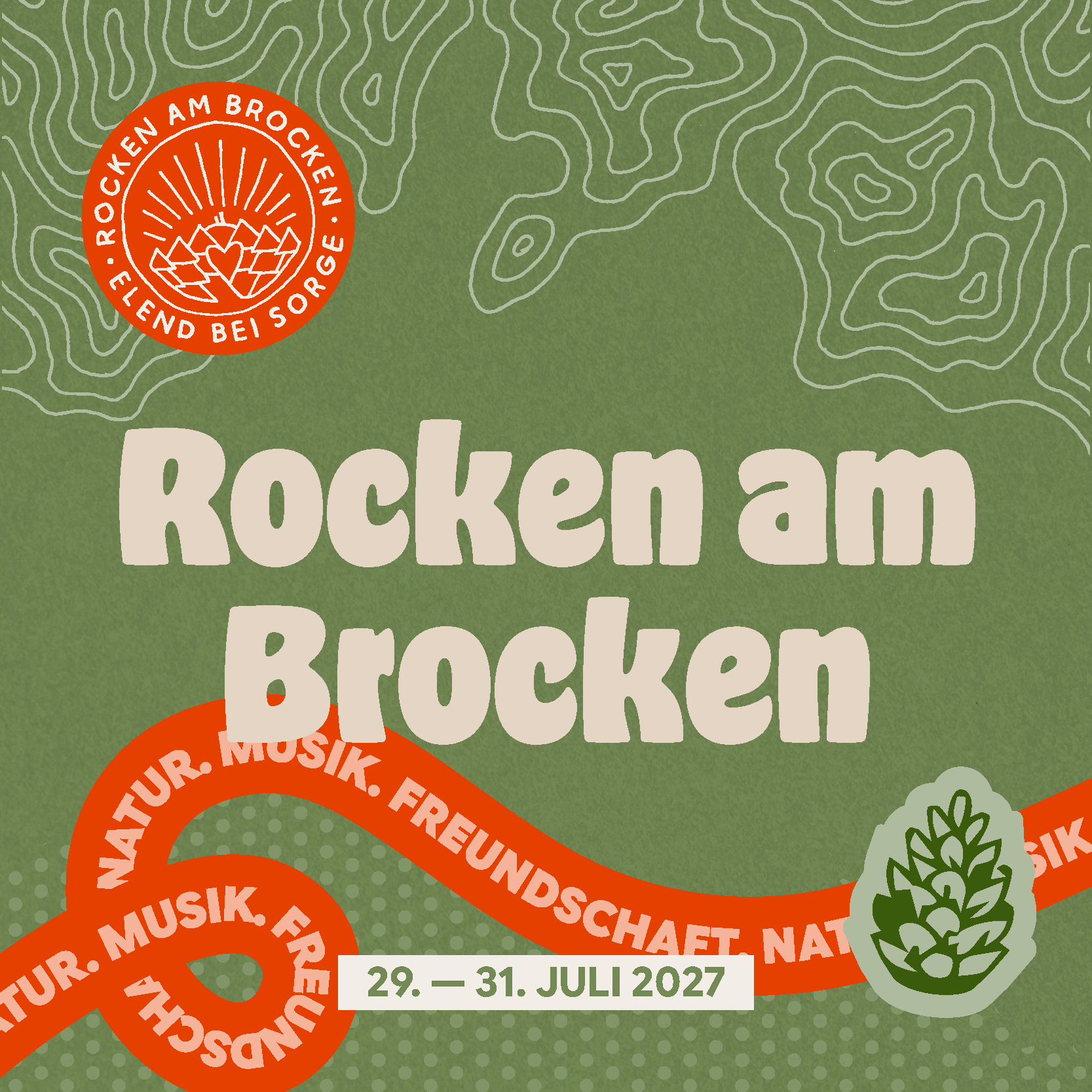 Rocken am Brocken 2027 – 29. bis 31. Juli 2027 in Elend bei Sorge
